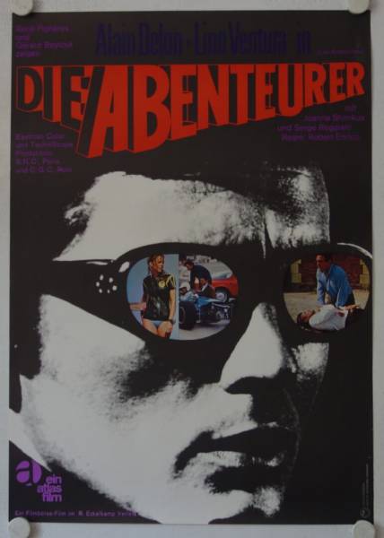 Die Abenteurer originales deutsches Filmplakat